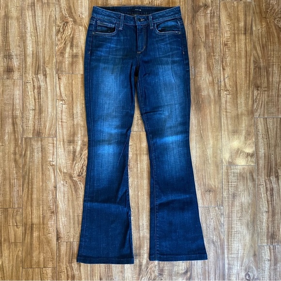 Joe's Jeans Denim - JOES JEANS Women’s Dark Blue Visionaire Stephanie Flare Bootcut Jeans Size 26